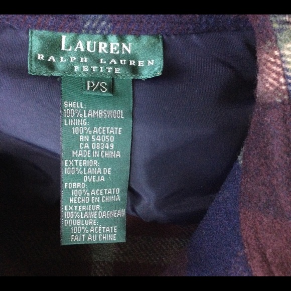 Lauren Ralph Lauren Petite Lambwool Shirt Jacket. - Picture 5 of 13